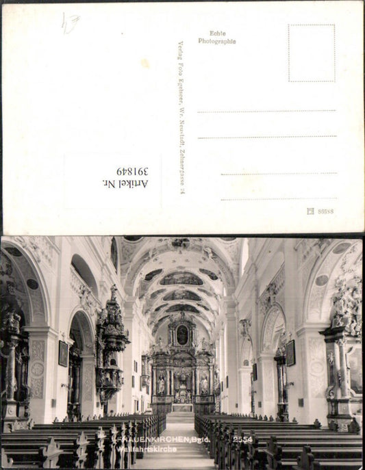 391849,Frauenkirchen Wallfahrtskirche Kirche Innenansicht Kanzel