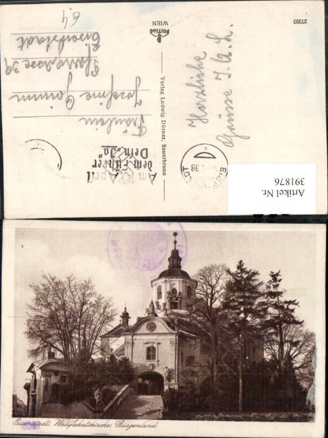 391876,Eisenstadt Wallfahrtskirche Kirche