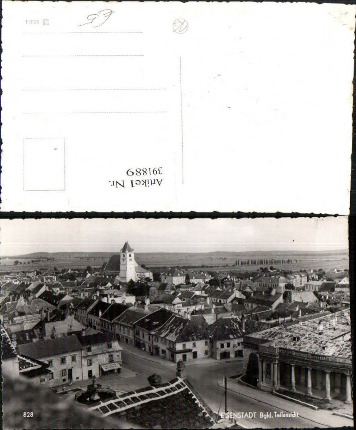 391889,Eisenstadt Teilansicht Kirche