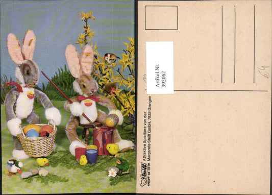 392062, Easter toys, stuffed animals, Easter bunnies, rabbits, painting, eggs, chicks, Steiff GmbH