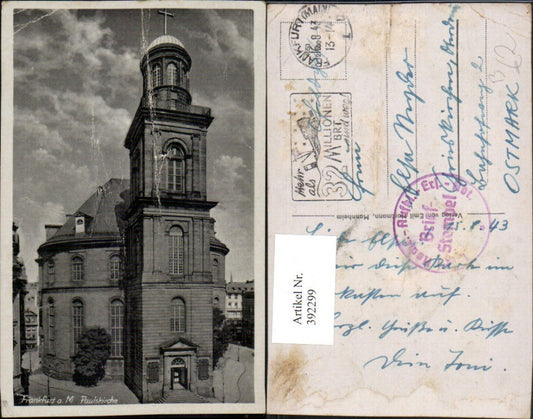 392299,Frankfurt am Main Paulskirche Kirche