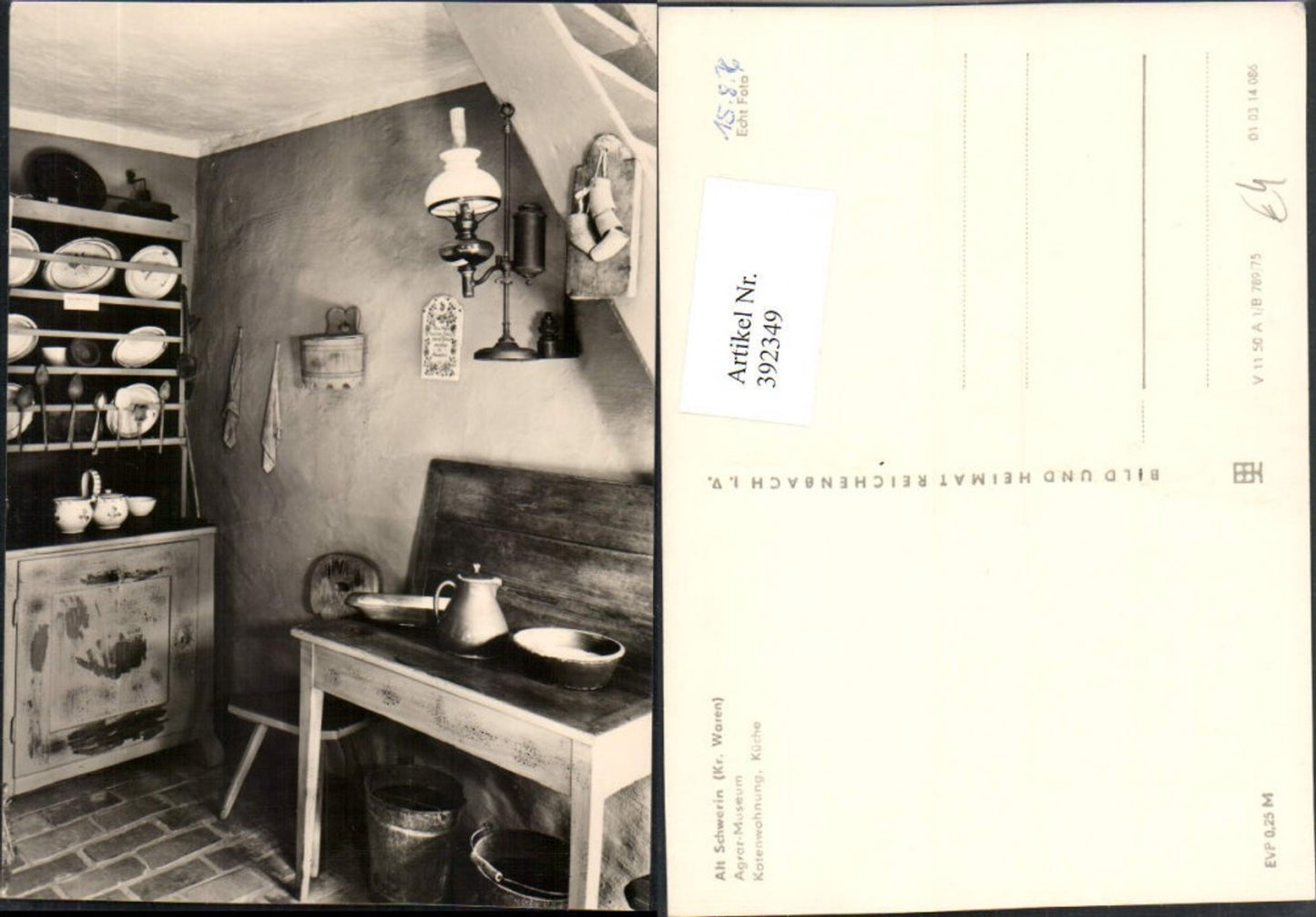 392349,Alt Schwerin Agrar-Museum Katenwohnung Küche