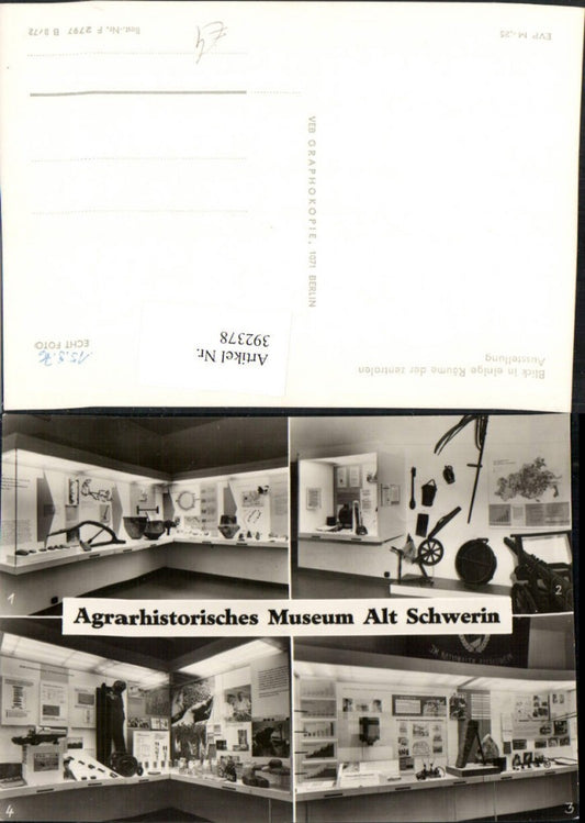 392378,Alt Schwerin Agrarhistorisches Museum Ausstellungsräume Mehrbildkarte