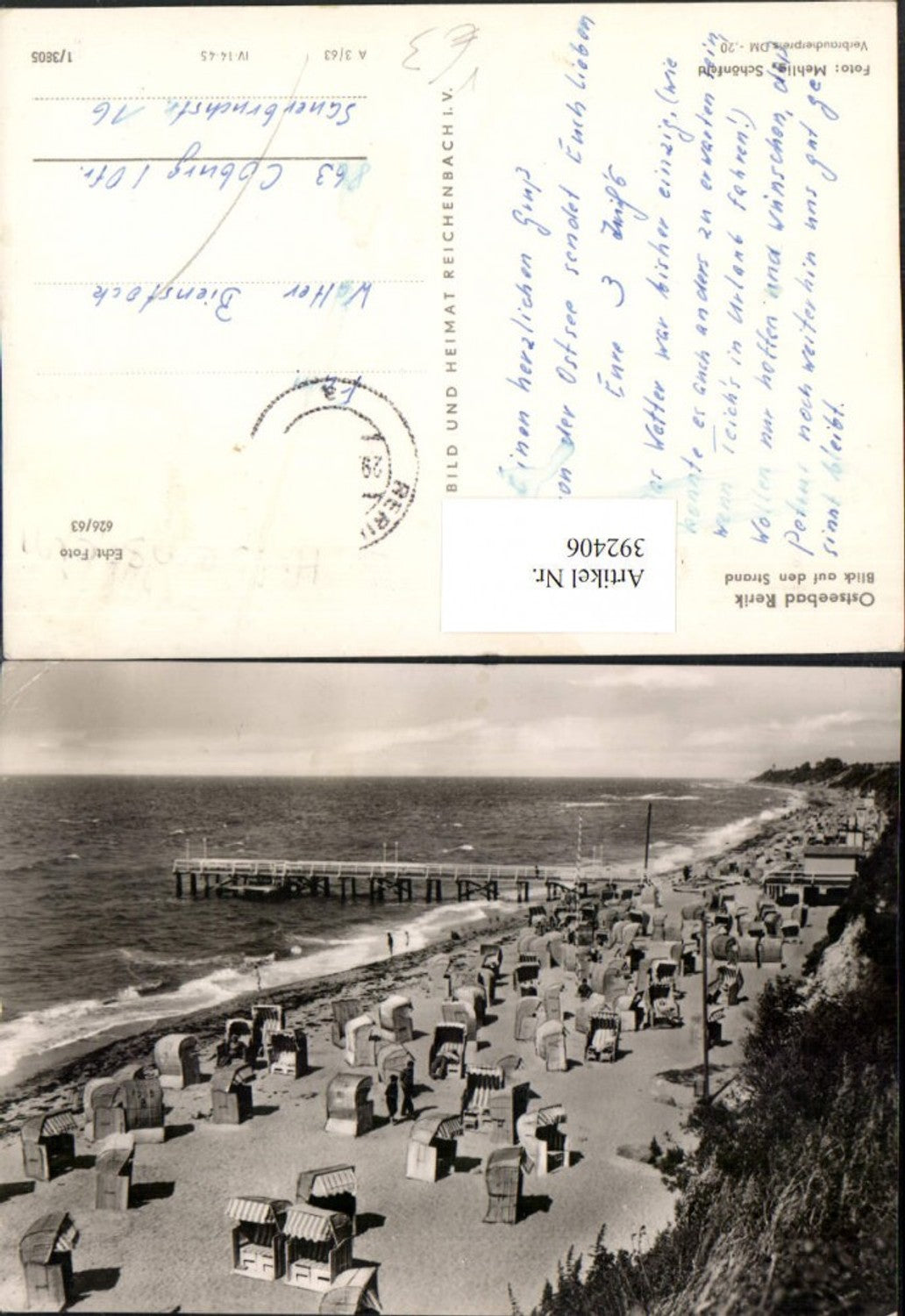 392406, Baltic Sea resort Rerik beach beach life jetty pub VEB 
