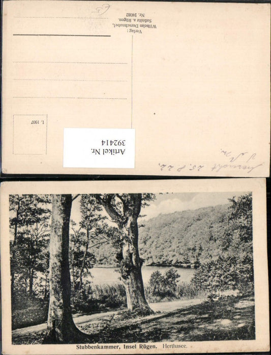 392414,Insel Rügen Stubbenkammer Herthasee See Partie