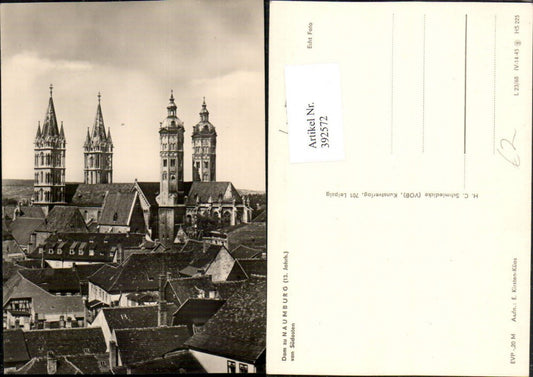 392572,Naumburg Dom Kirche von Südosten