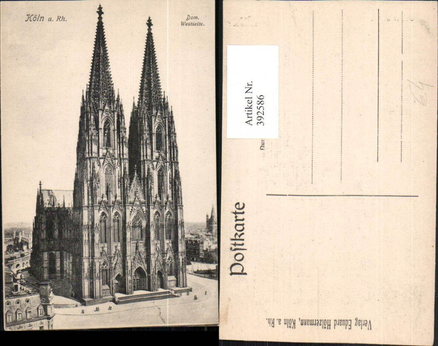 392586,Köln am Rhein Dom Kirche