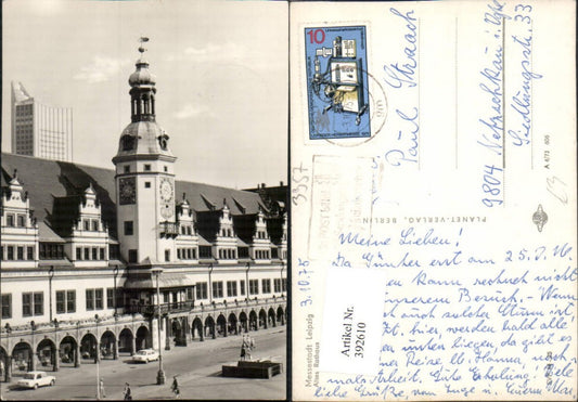 392610,Leipzig Altes Rathaus Turm
