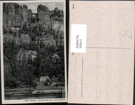 392615,Sächsische Schweiz Basteibrücke Brücke b. Rathen