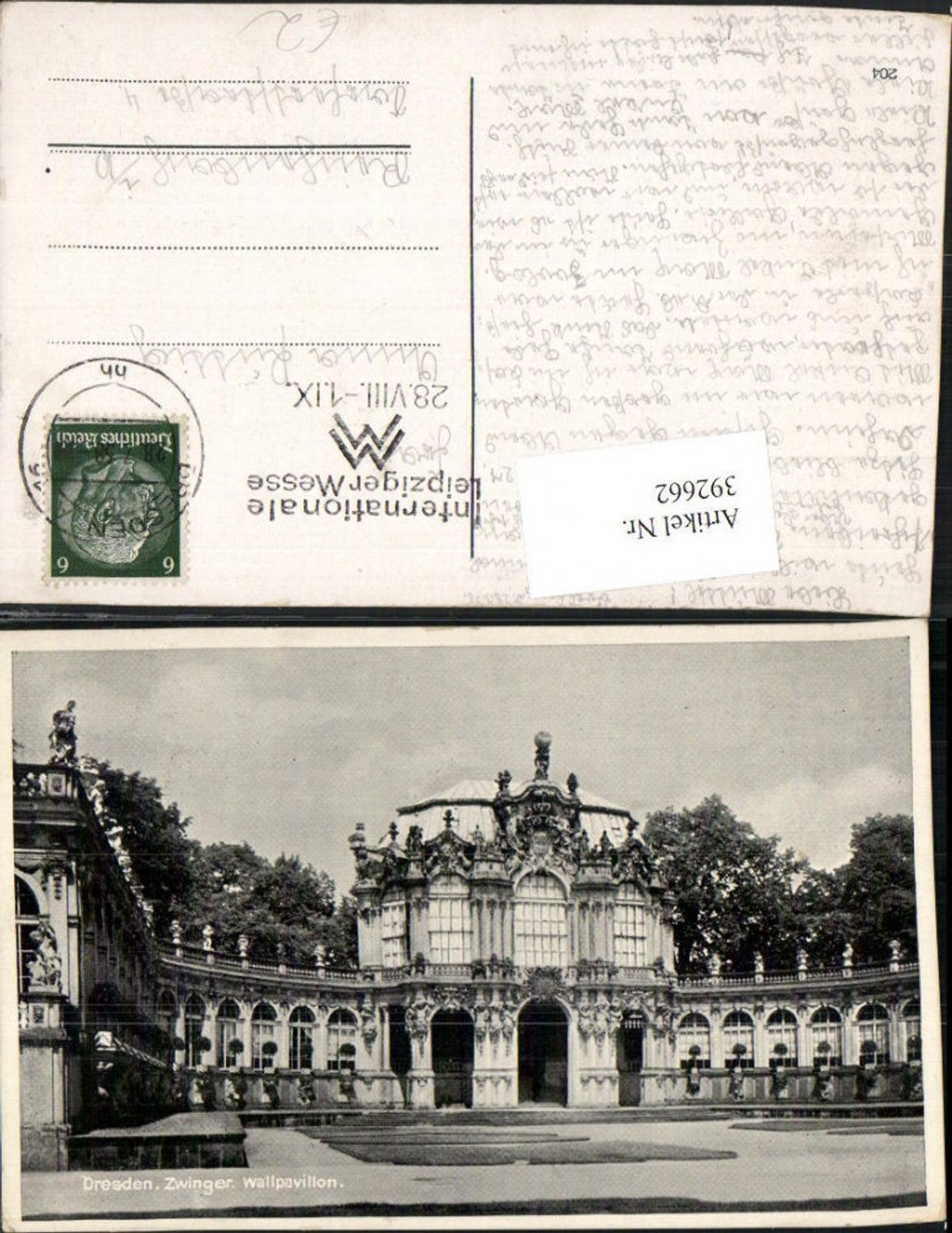 392662, Dresden Zwinger Wall Pavilion