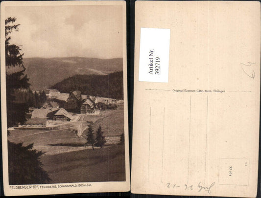 392719,Feldberg im Schwarzwald Feldbergerhof