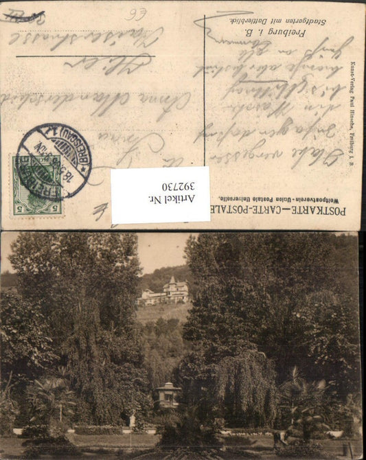392730, Freiburg im Breisgau, City Garden with Dattler View