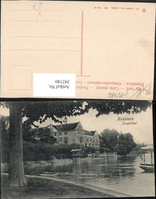 392740, Konstanz on Lake Constance, Inselhotel pub Trenkler Co 94