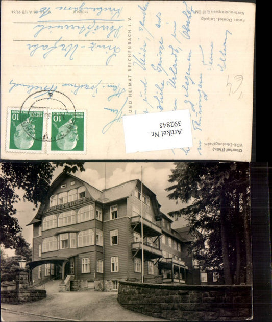 392845,Oberhof in Thüringen VDK-Erholungsheim pub VEB