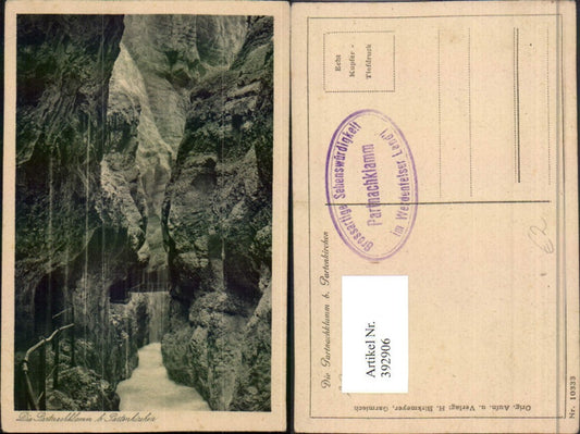 392906,Partnachklamm b. Partenkirchen Schlucht
