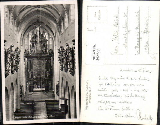 392928,Kaisheim Klosterkirche Kirche Innenansicht