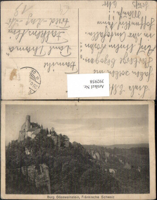 392958,Fränkische Schweiz Burg Gössweinstein Gößweinstein