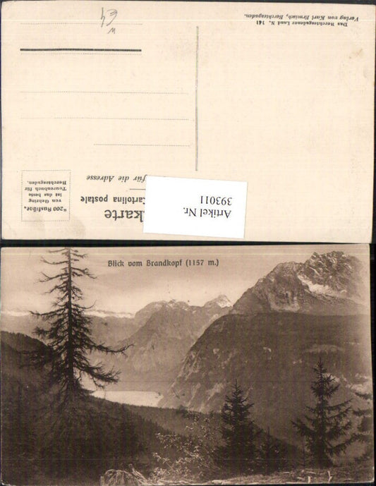 393011,Blick vom Brandkopf b. Schönau am Königssee Bergkulisse