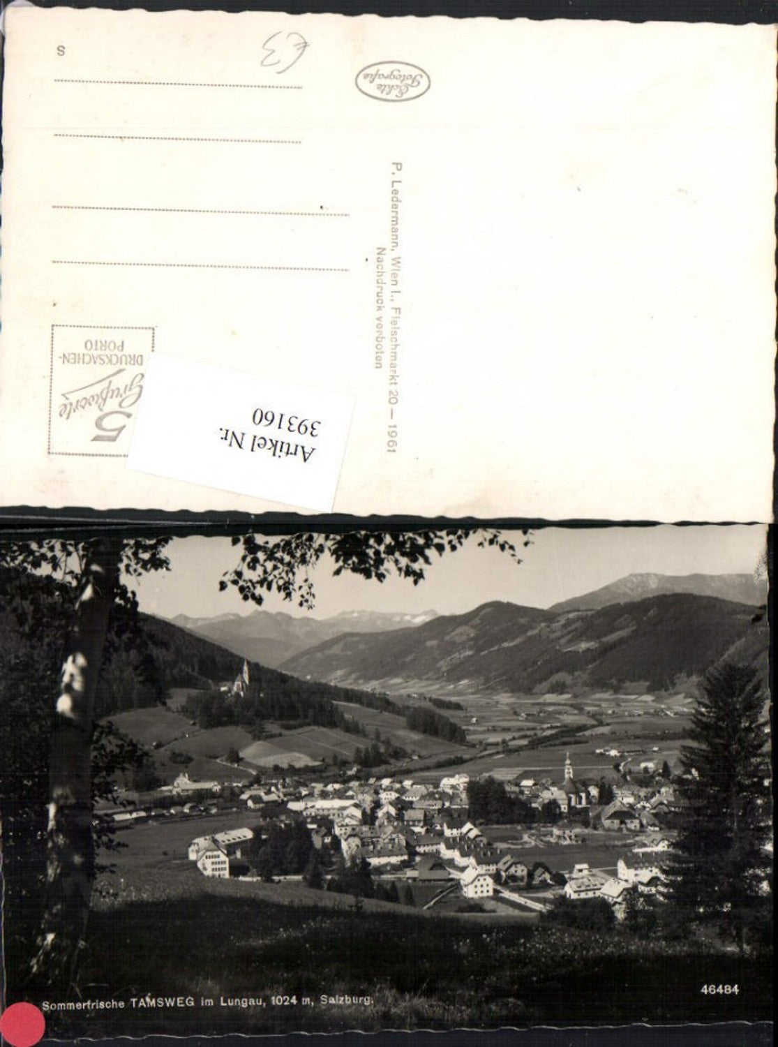 393160,Tamsweg im Lungau Totale Bergkulisse