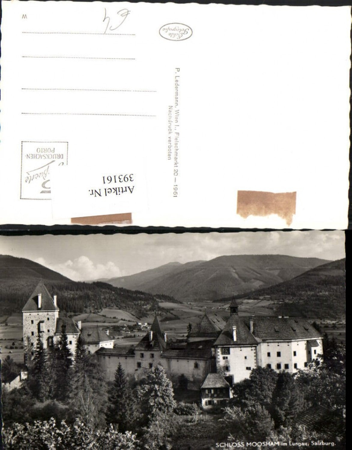 393161,Schloss Moosham im Lungau b. Unternberg