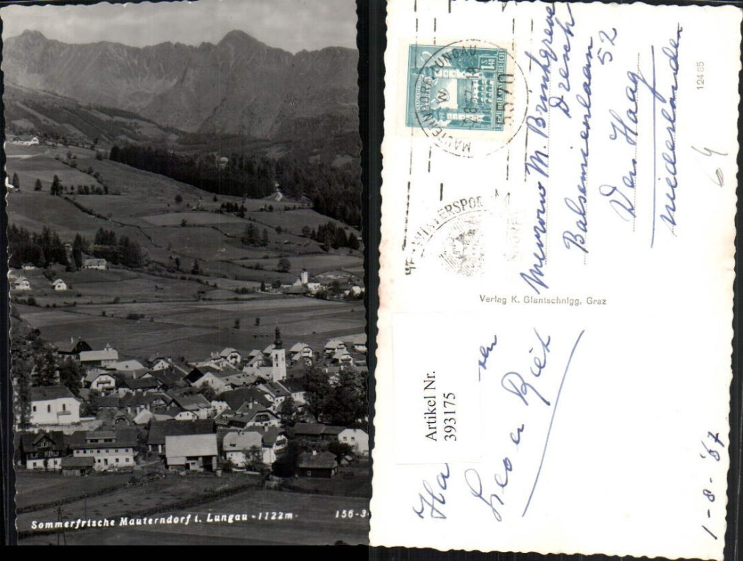 393175,Mauterndorf im Lungau Totale Bergkulisse