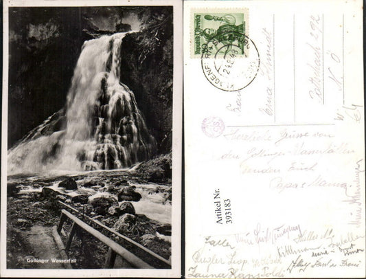 393183,Gollinger Wasserfall b. Golling