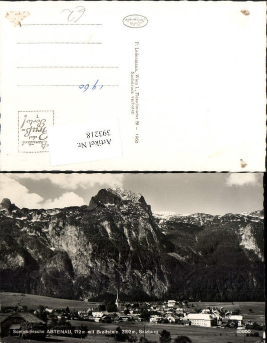 393218,Abtenau Totale m. Breitstein Bergkulisse
