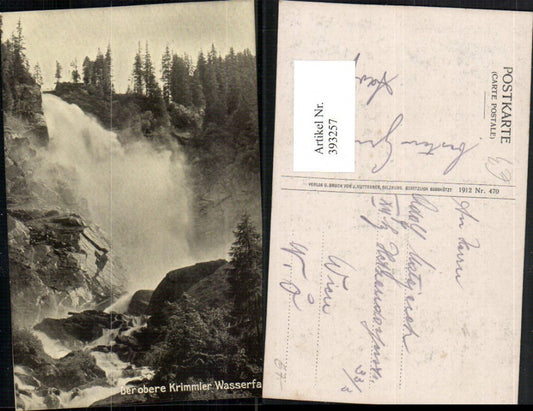 393257,Obere Krimmler Wasserfall b. Krimml