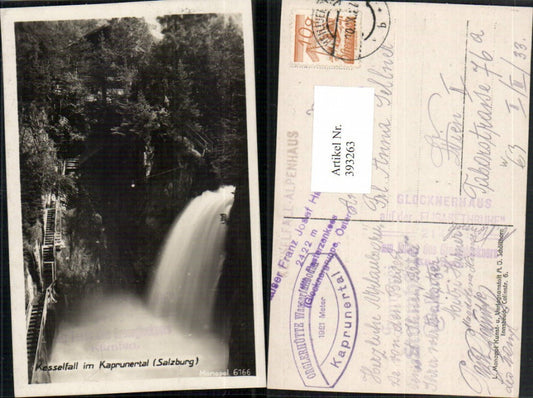 393263,Kesselfall Wasserfall im Kaprunertal b. Kaprun