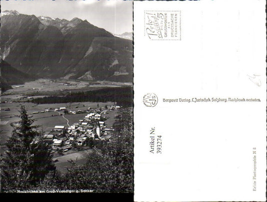 393274,Neukirchen am Großvenediger Totale geg. Seekar Bergkulisse