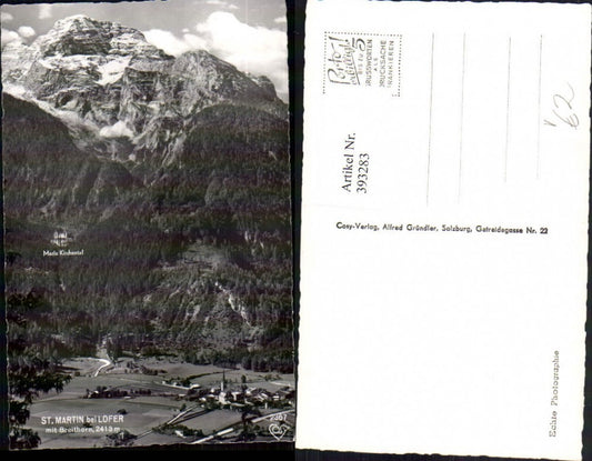 393283,St. Martin b. Lofer Totale m. Breithorn Bergkulisse pub Cosy 2367