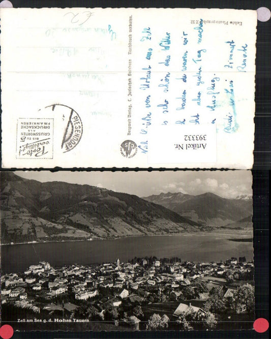 393332,Zell am See Totale geg. Hohen Tauern Bergkulisse