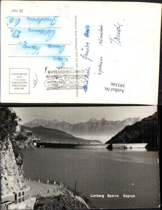393346,Limberg Sperre Kaprun Damm Bergkulisse