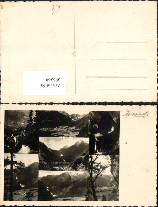 393369,Krimml Totale Wasserfälle Mehrbildkarte