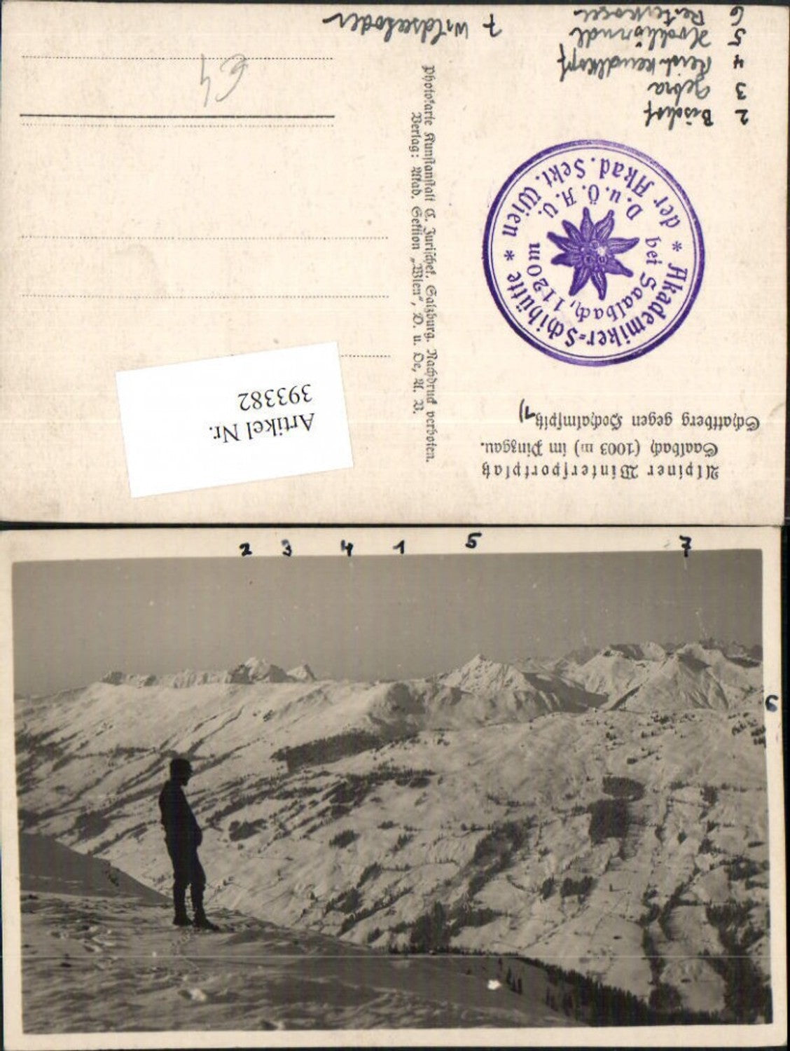 393382,Saalbach im Pinzgau Schattberg geg. Hochalmspitz Bergkulisse