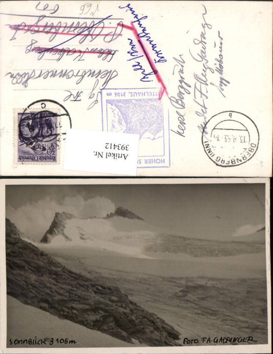 393412,Sonnblick b. Rauris Bergkulisse pub Foto Gadringer