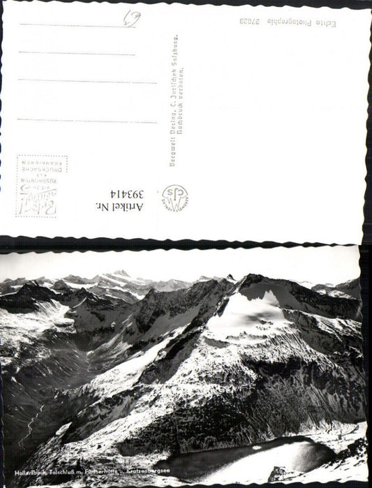 393414,Hollersbach Talschluss m. Fürtherhütte Bergkulisse Winterbild