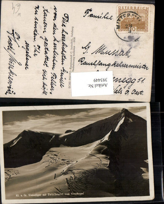 393449,Klein- und Großvenediger m. Zwischentörl vom Keeskogel b. Neukirchen Bergkulisse