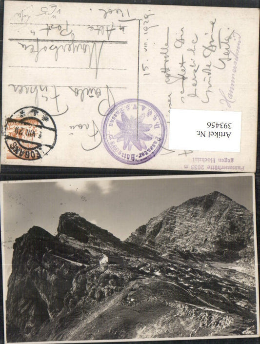 393456,Passauerhütte Berghütte b. Weißbach b. Lofer Bergkulisse pub Josef Schmidt