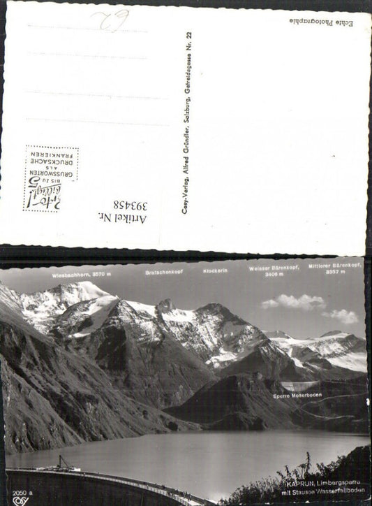 393458,Kaprun Limbergsperre Talsperre Damm Stausee Bergkulisse pub Cosy 2050a