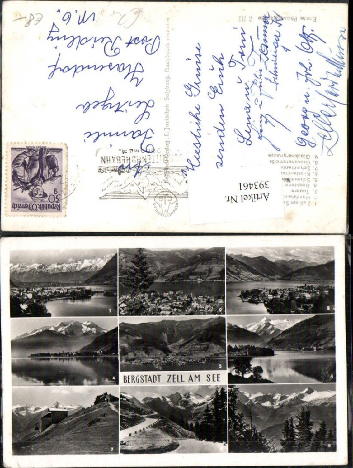 393461,Zell am See Totale Bergstation Glocknerstraße Mehrbildkarte