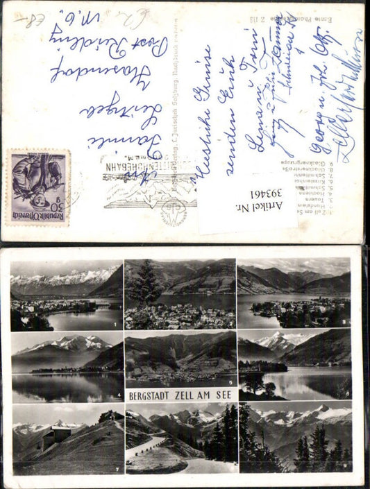 393461,Zell am See Totale Bergstation Glocknerstraße Mehrbildkarte