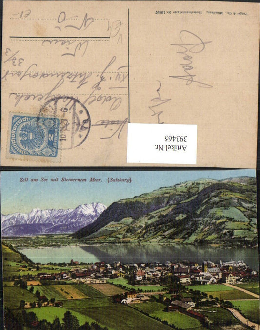 393465,Zell am See Totale m. Steinernem Meer Bergkulisse pub Purger & Co 10897