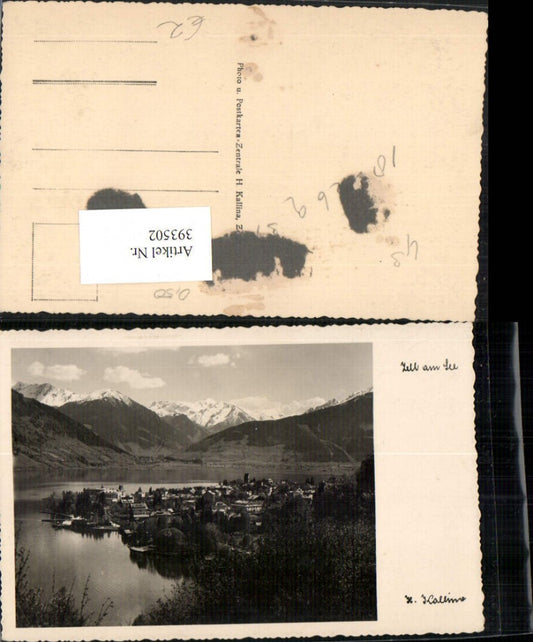 393502,Zell am See Totale Bergkulisse