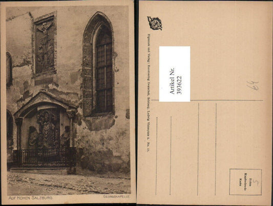 393622,Salzburg Festung Hohensalzburg Georgskapelle Kapelle Fenster