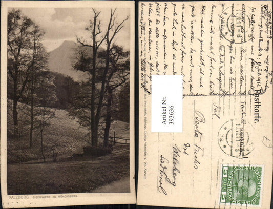 393636,Salzburg Gigerwiese am Mönchsberg Partie