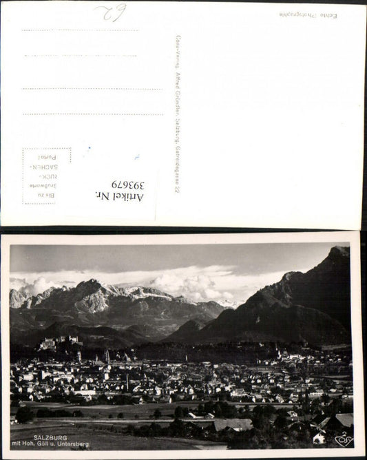 393679,Salzburg Totale m. Hohen Göll u. Untersberg Bergkulisse pub Cosy