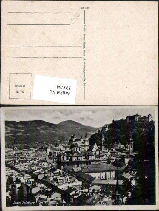 393764,Salzburg Totale m. Festung