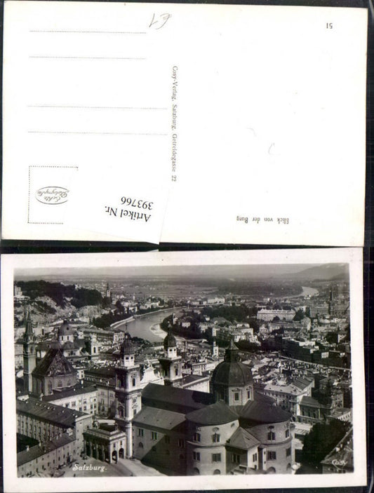 393766,Salzburg Teilansicht von d. Burg Festung pub Cosy
