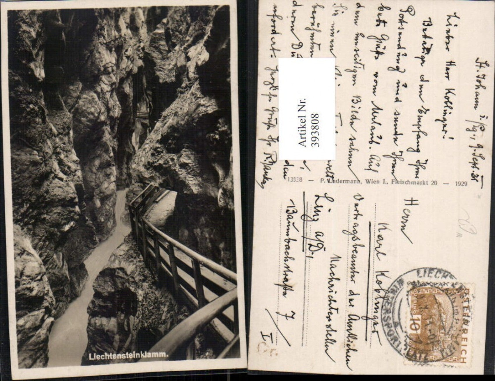 Alte Ansichtskarte – Old Postcard